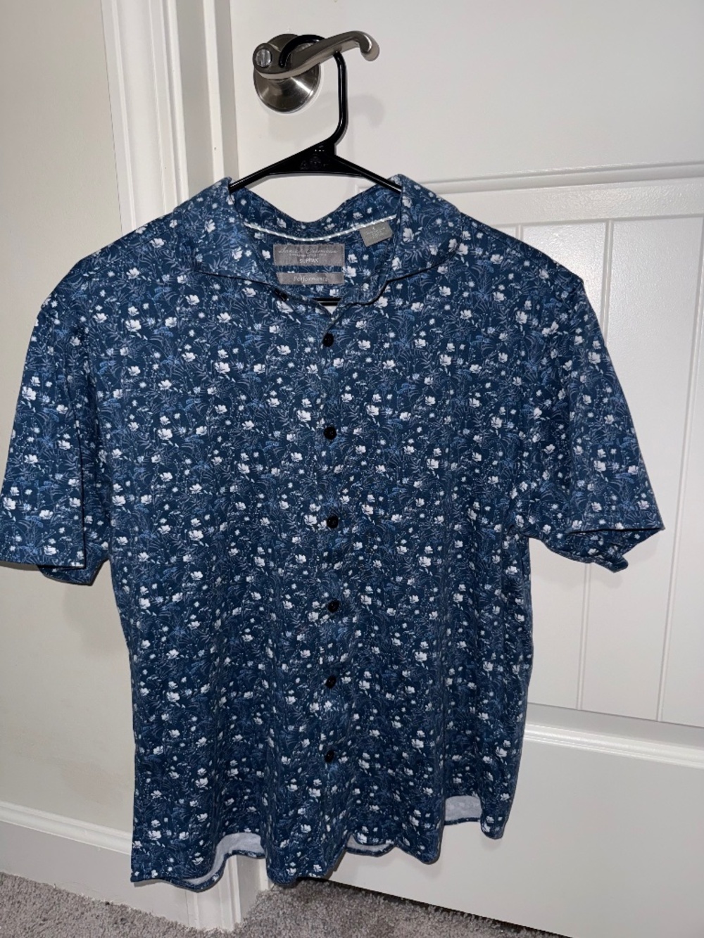 Men’s Floral Daniel Cremieux Signature Collection Supima Performance Polo